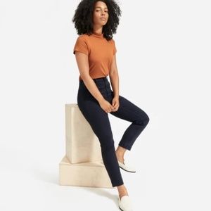 Everlane - The Slim-Leg Crop - Navy - Size 4